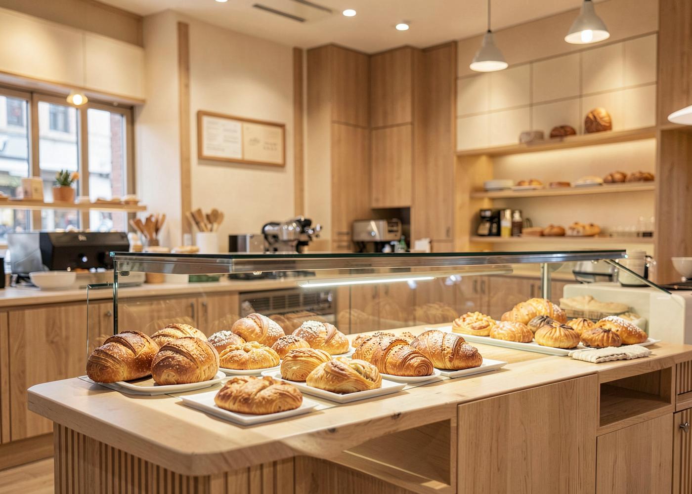 Proses dan display bakery Bread Winner Pastry Bakery